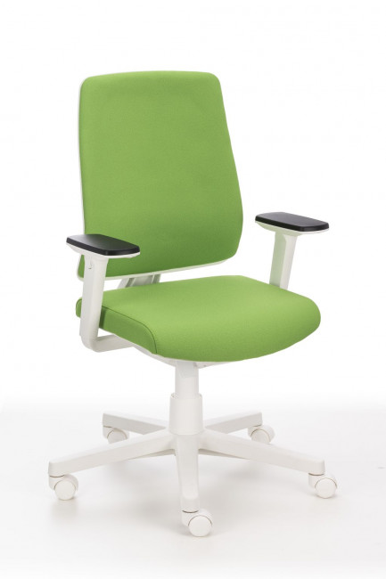 Darba krēsls LUNA, ar perforētas plastikas atzveltni vai pilnībā polsterēts.